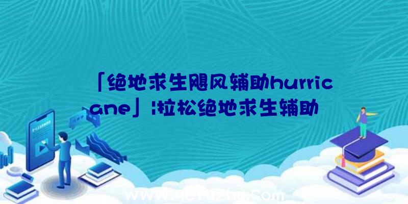 「绝地求生飓风辅助hurricane」|拉松绝地求生辅助